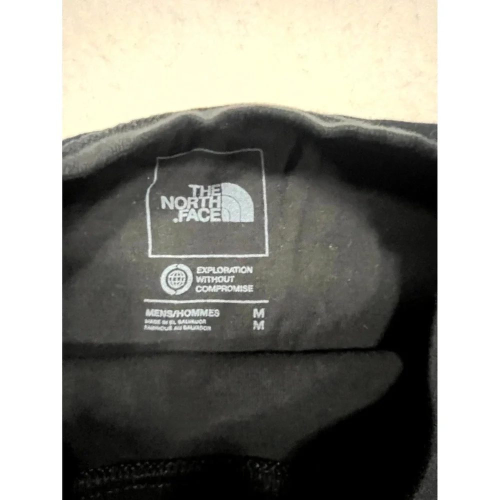 The North Face Exploration Without‎ Compromise T Shirt Mens Medium Black Geo NSE